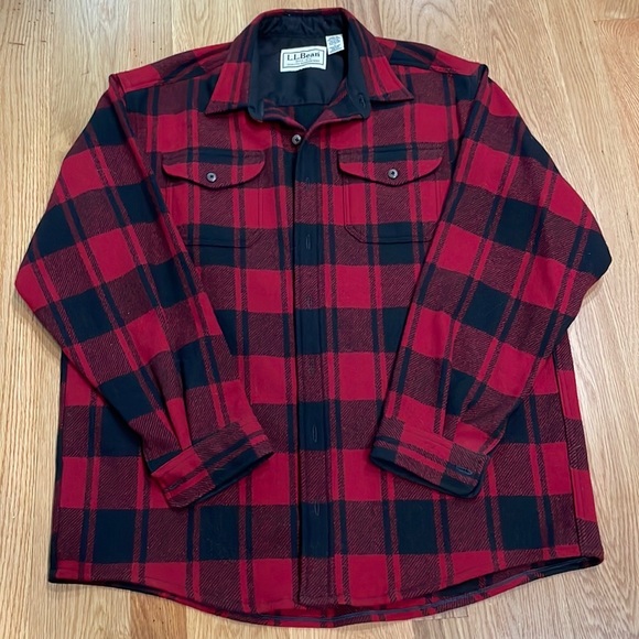 Vintage LL Bean men’s wool over shirt/jacket. Yellowstone vibes - Picture 1 of 7